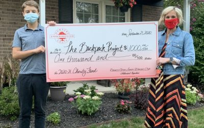$1,000 Donation from the Downers Grove Junior Woman’s Club